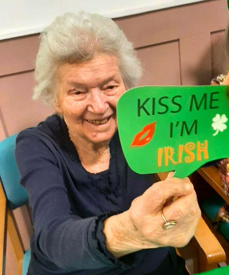 Elder person enjoying the activities